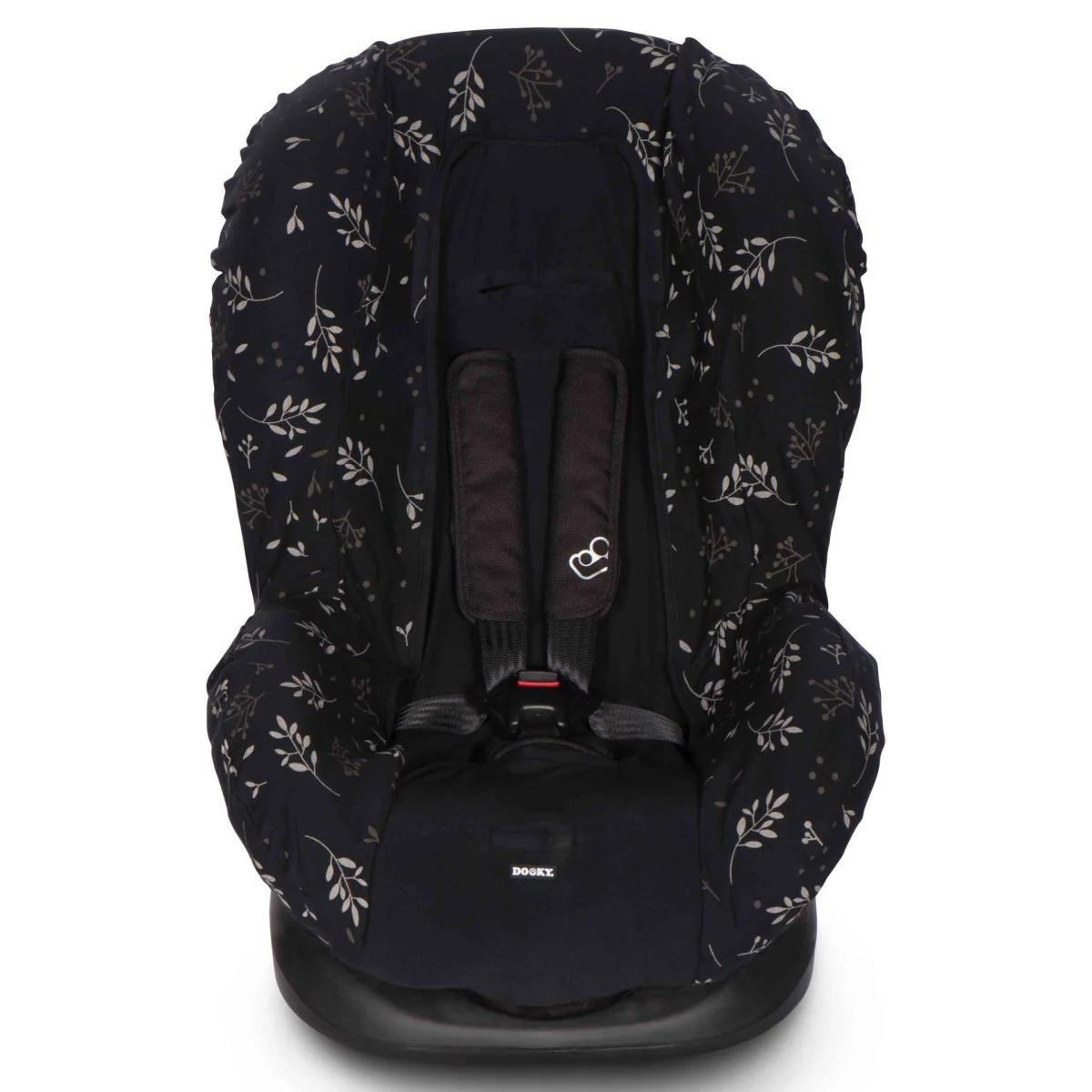 Dooky Autostoelhoes Leaves Black 62cm - Image 3