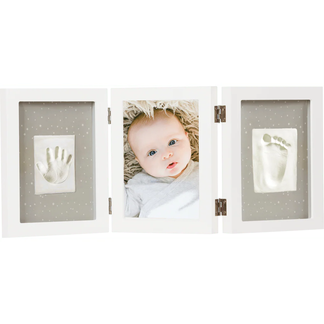 Dooky Geschenkdoosje Baby Print Triple Frame Kit Happy Hands