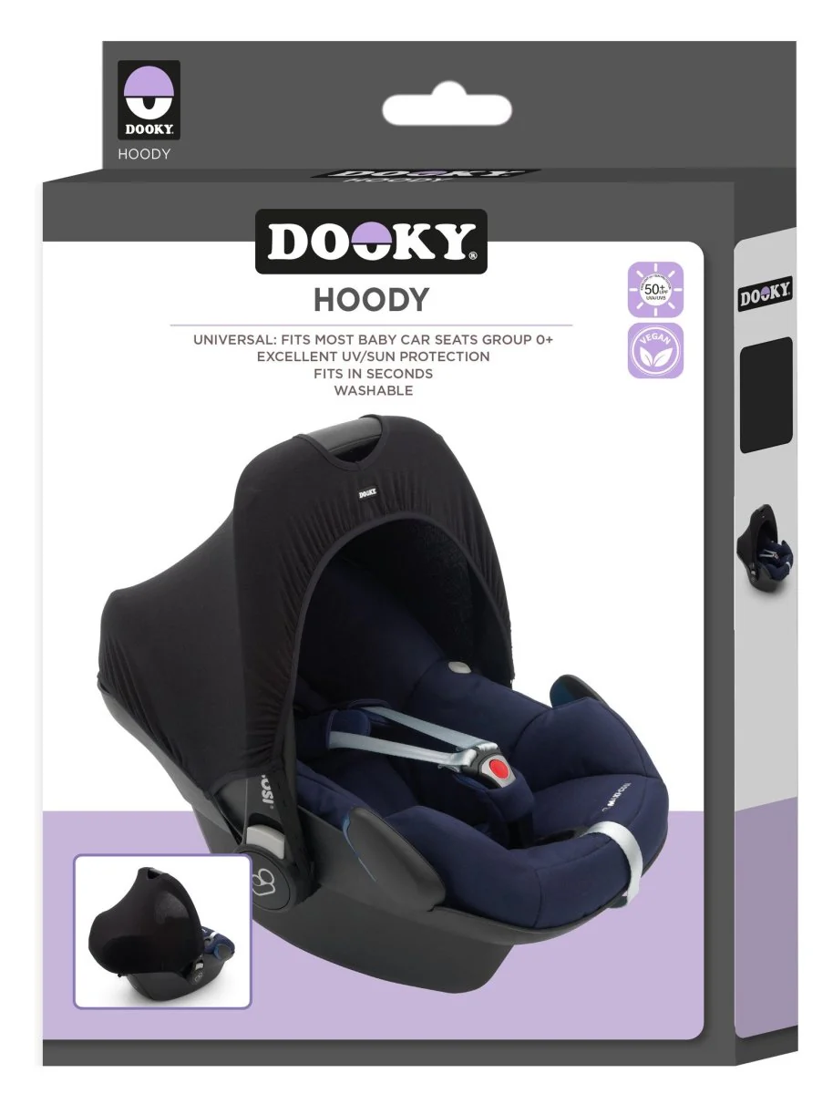Dooky Maxi Cosi Zonnekap Hoody Zwart Zwart - Image 4