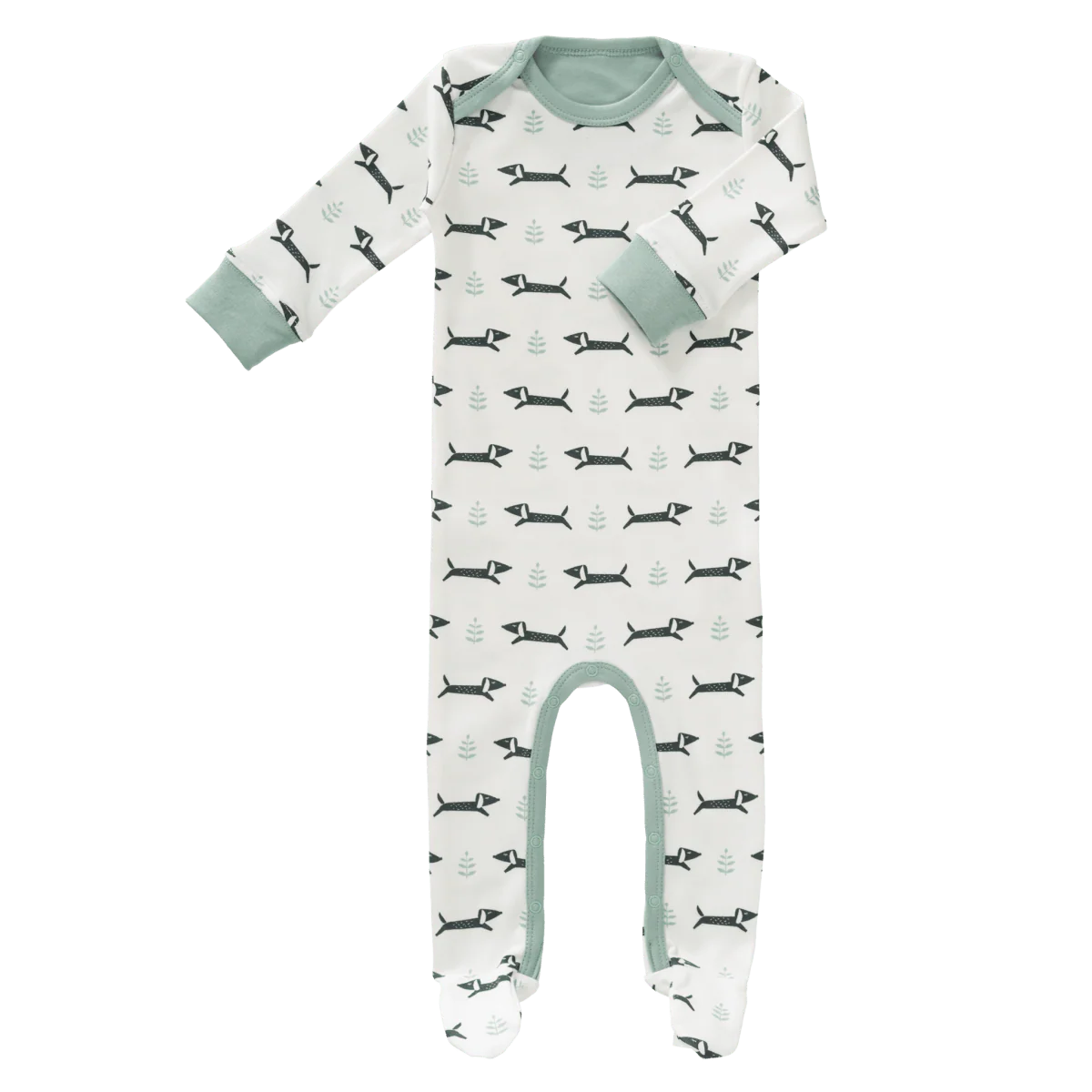 Fresk Baby Pyjama Met Voet Dachsy