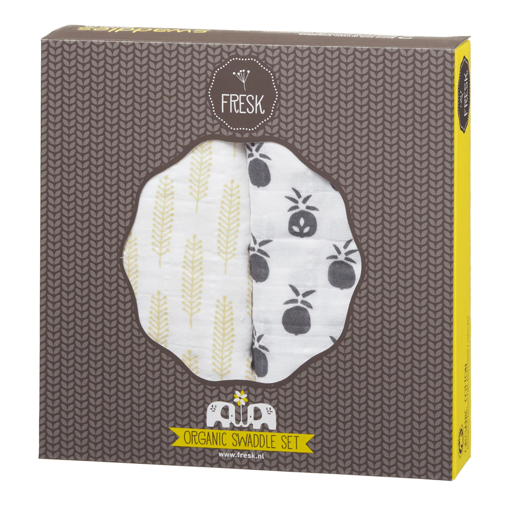 Fresk Hydrofiele Doek Pineapple 70x60cm 2st - Image 4
