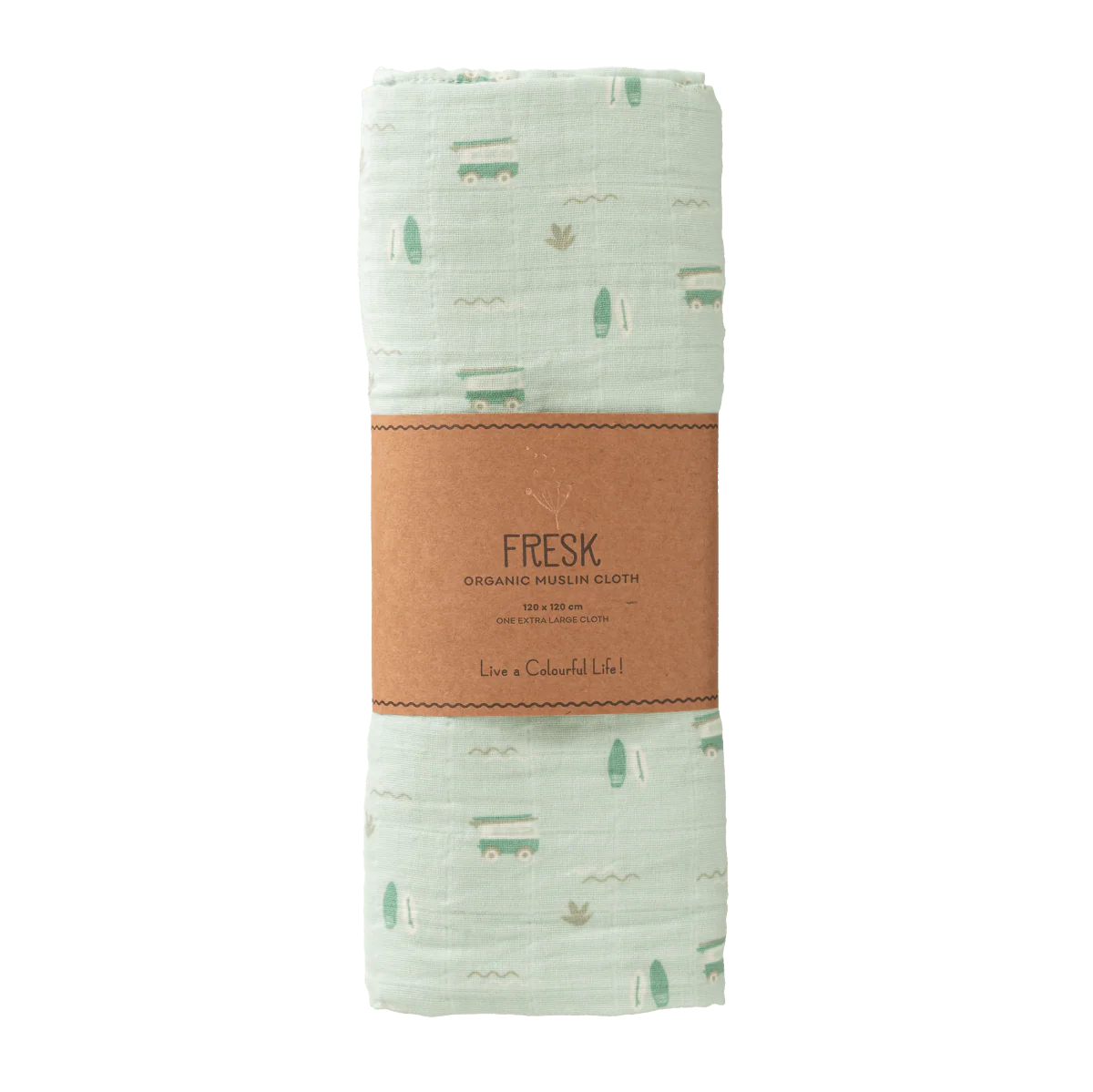 Fresk Inbakerdoek 120X120 Cm Surf Boy - Image 2