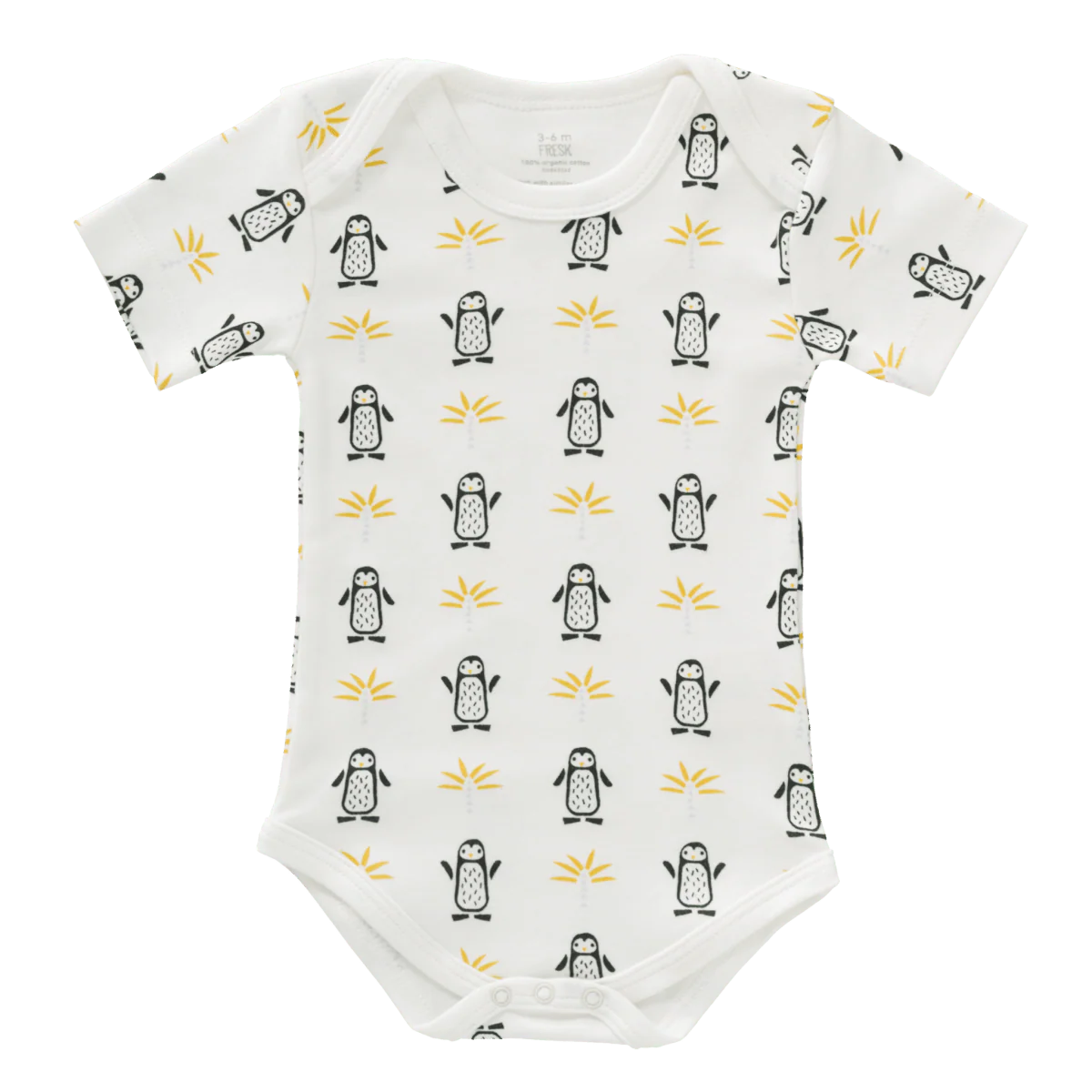 Fresk Romper Korte Mouw Pinguin