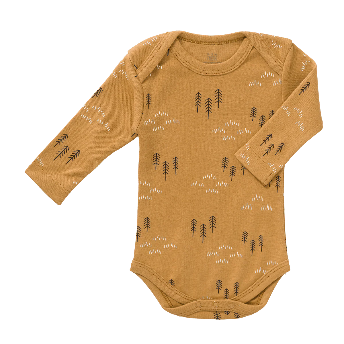 Fresk Romper Woods Lange Mouwen Spruce Yellow