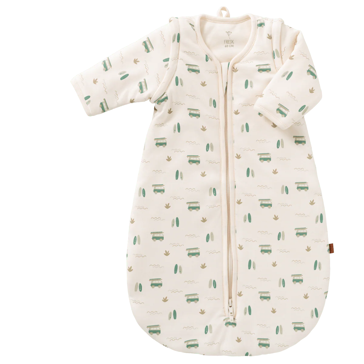Fresk Slaapzak Baby Surf Boy 90 Cm Interlock Met Lichte Voering