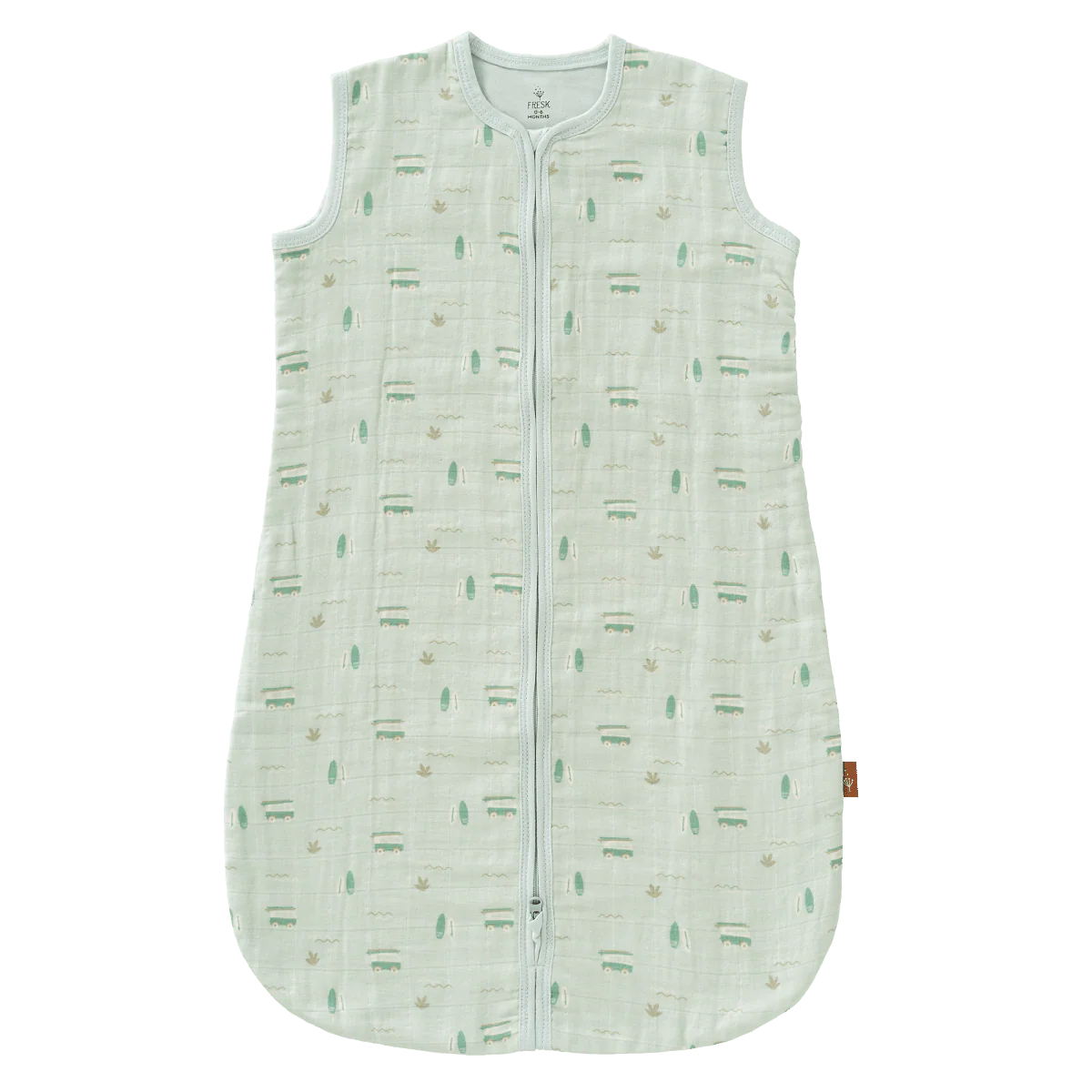 Fresk Slaapzak Baby Surf Boy Muslin 2-Laags