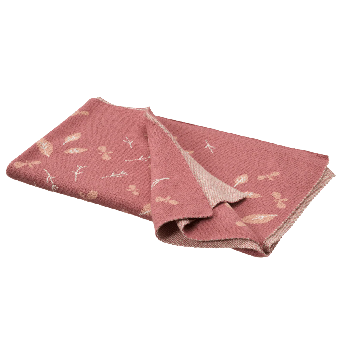 Fresk Wiegdeken Gebreid Forest Rose 80x100cm