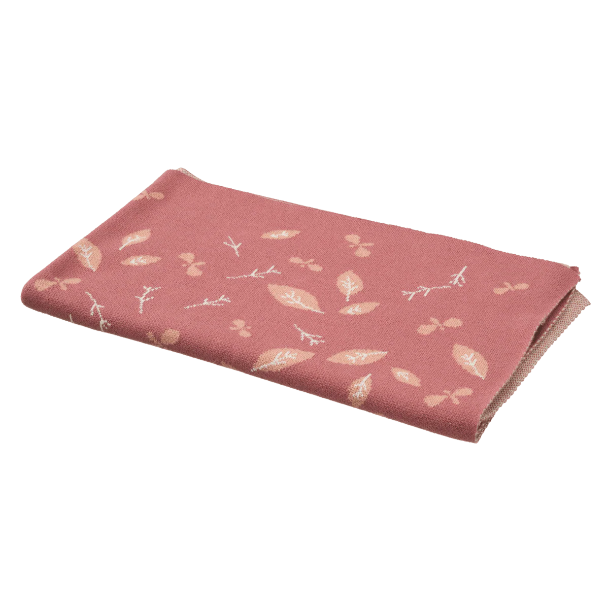 Fresk Wiegdeken Gebreid Forest Rose 80x100cm - Image 2