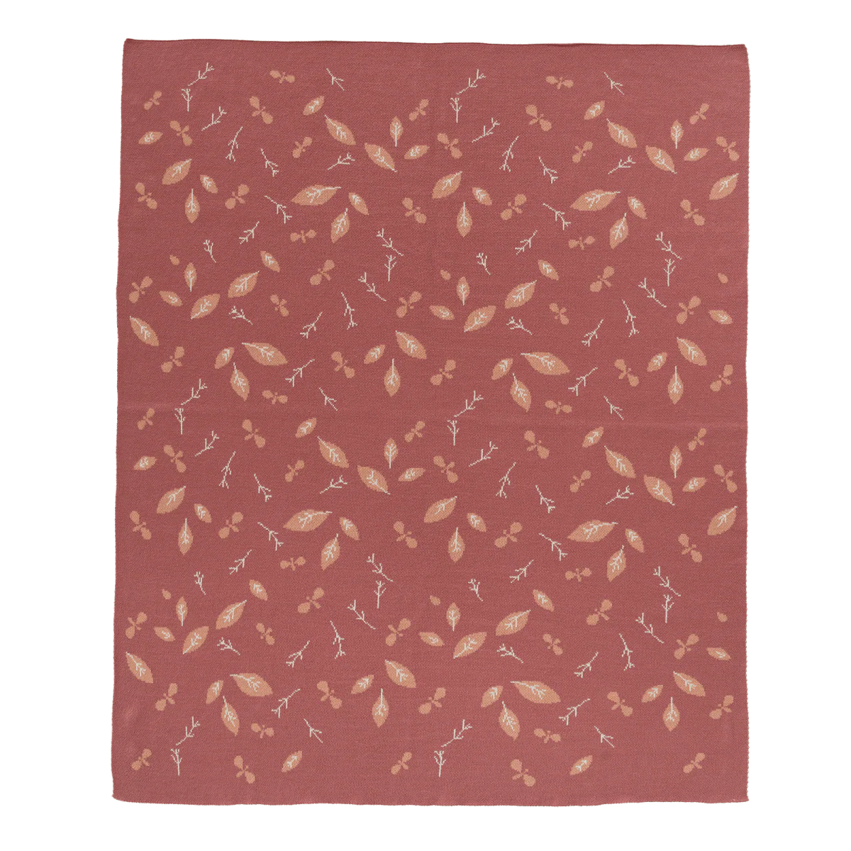 Fresk Wiegdeken Gebreid Forest Rose 80x100cm - Image 3