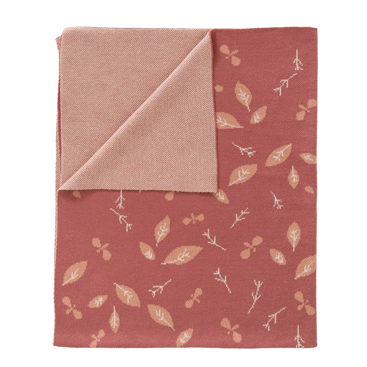 Fresk Wiegdeken Gebreid Forest Rose 80x100cm - Image 5