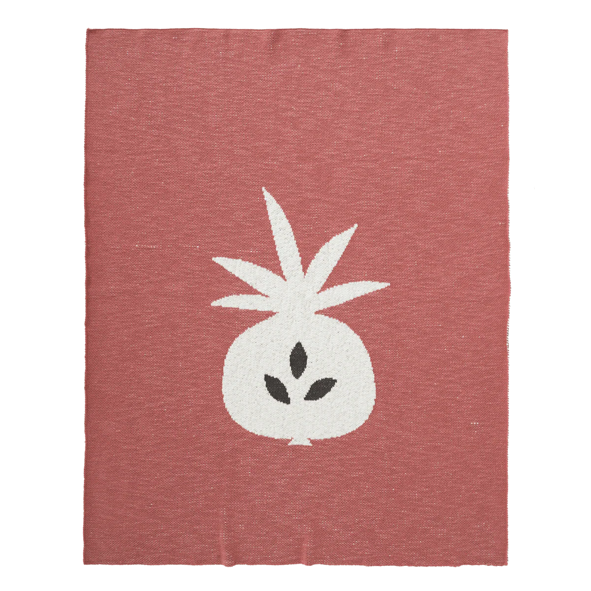 Fresk Wiegdeken Gebreid Pineapple Ocher 80x100cm - Image 2