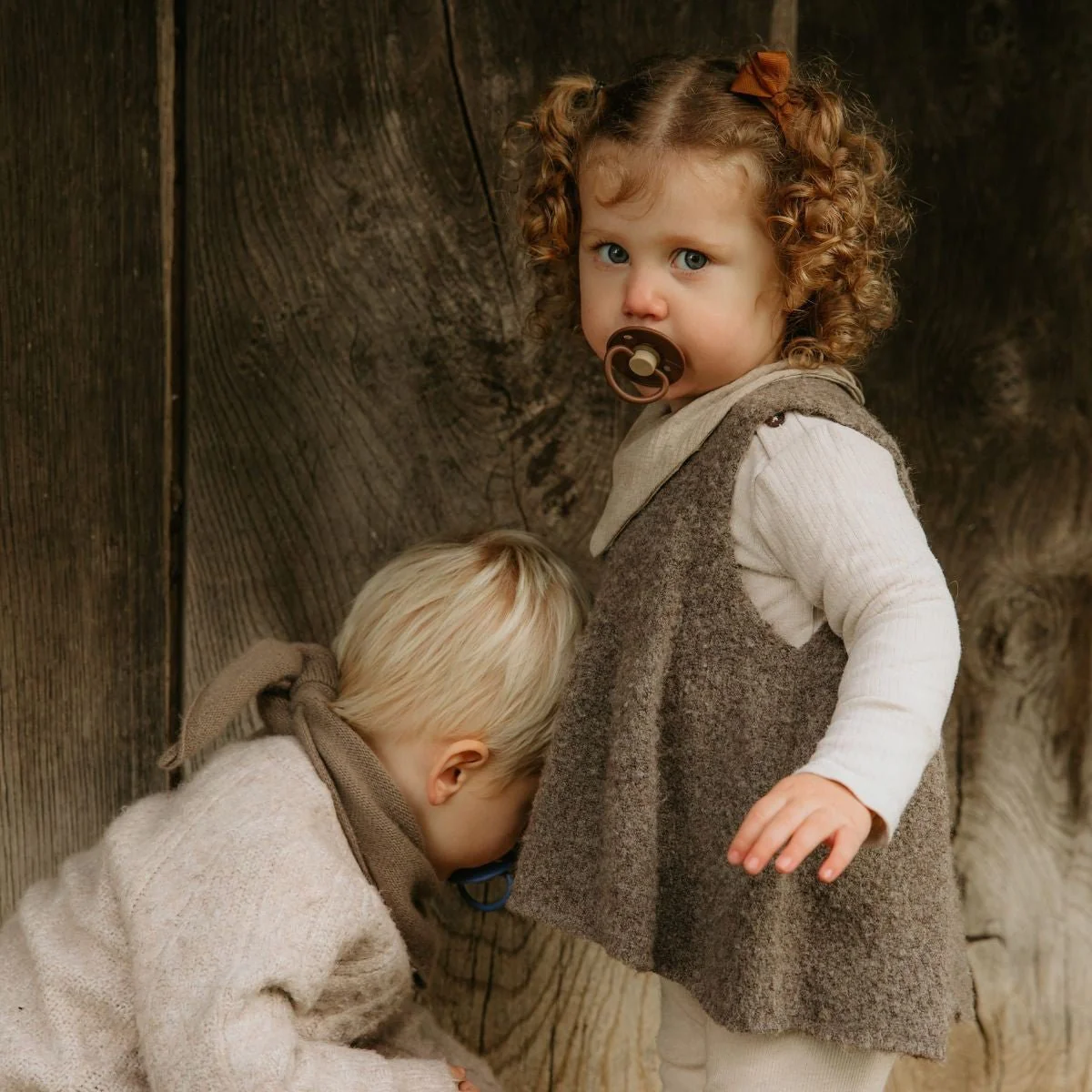 Frigg Speen Maat 1 Little Viking Cocoa/Cream Silicone 2St - Image 2