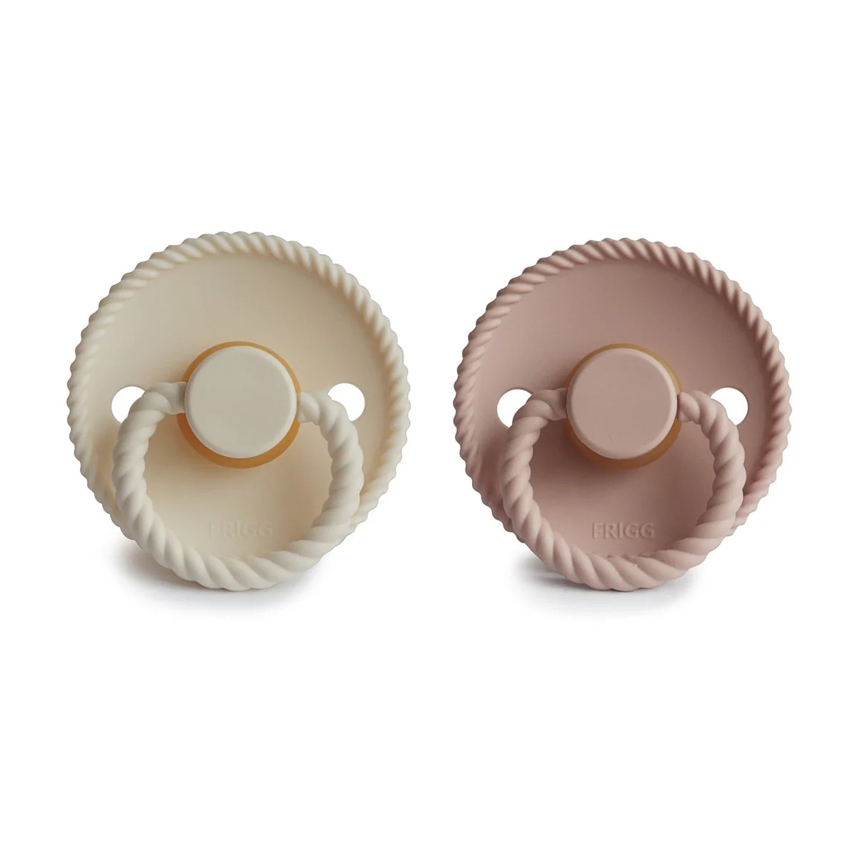 Frigg Speen Maat 1 Rope Blush/Cream Latex 2-Pack - Image 2