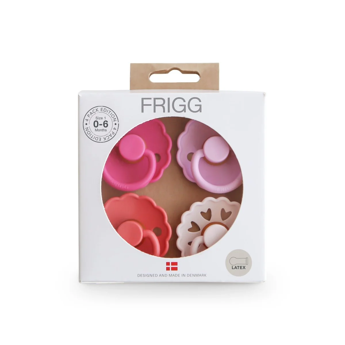 Frigg Speen Maat 1 Rosy Romance Latex 4St - Image 3