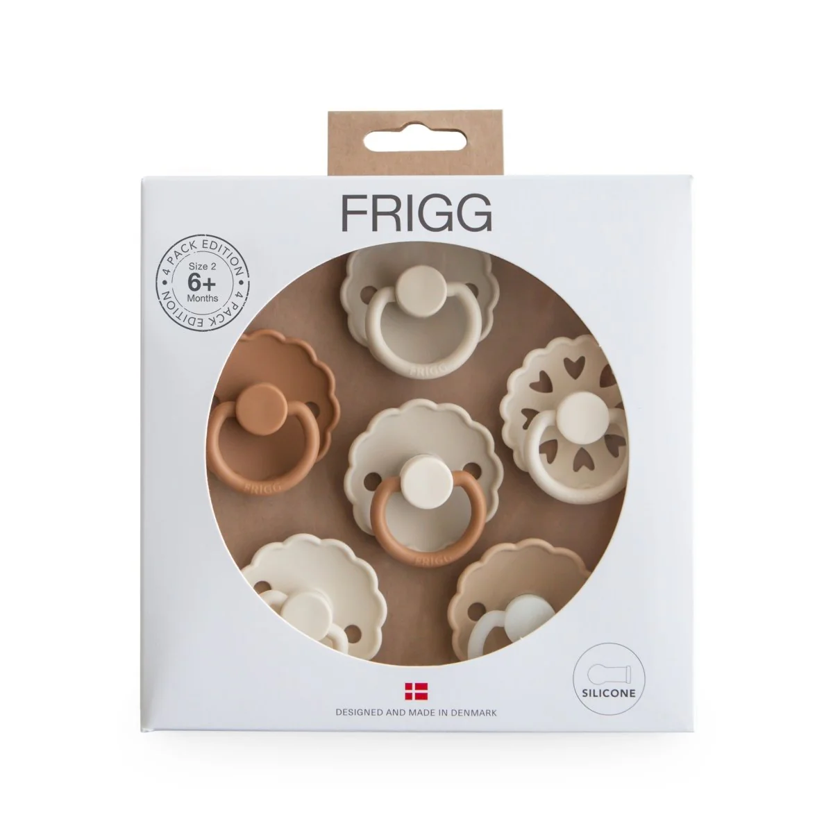 Frigg Speen Maat 2 Cinnamon Charm Silicone 6St