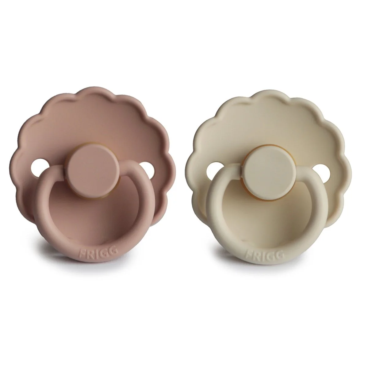 Frigg Speen Maat 2 Daisy Blush/Cream Silicone 2-Pack - Image 2