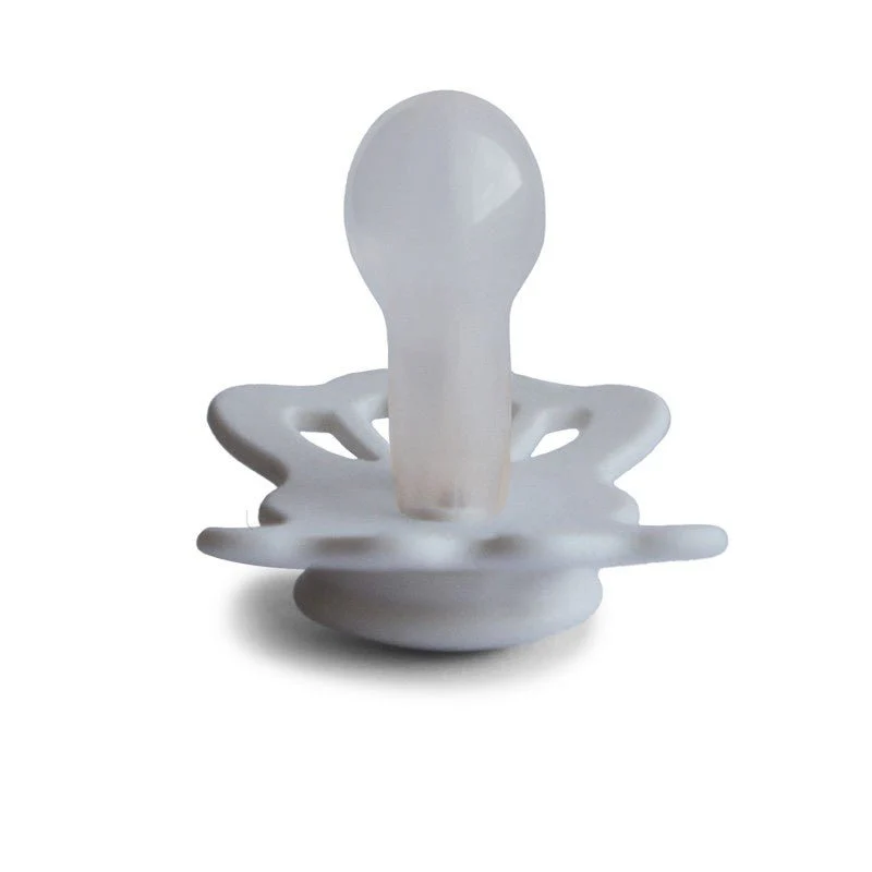 Frigg Speen Maat 2 Lucky Symmetrical Silver Gray Silicone - Image 2