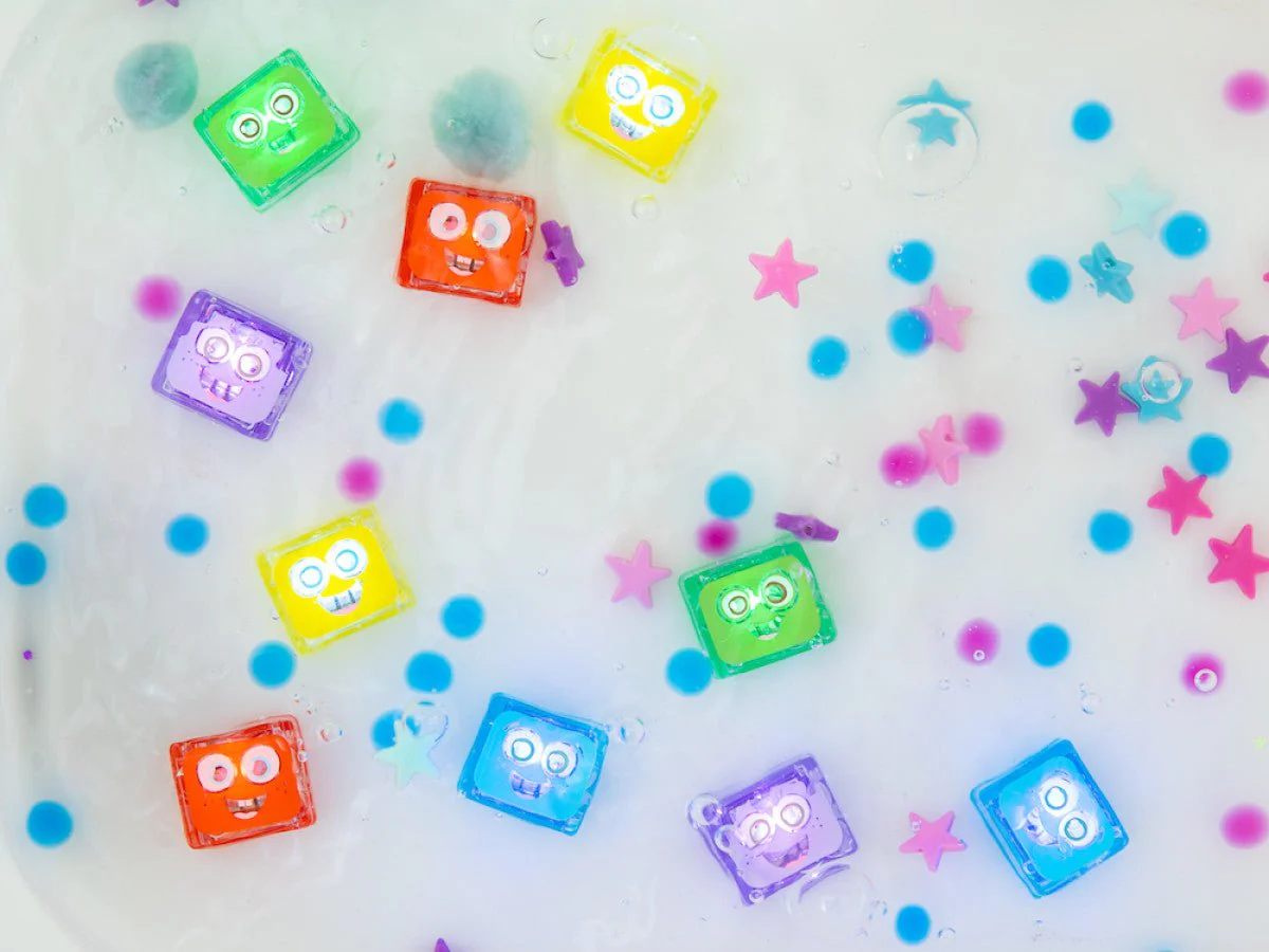 Glopals Badspeelgoed Light Cubes Sammy 4St - Image 6