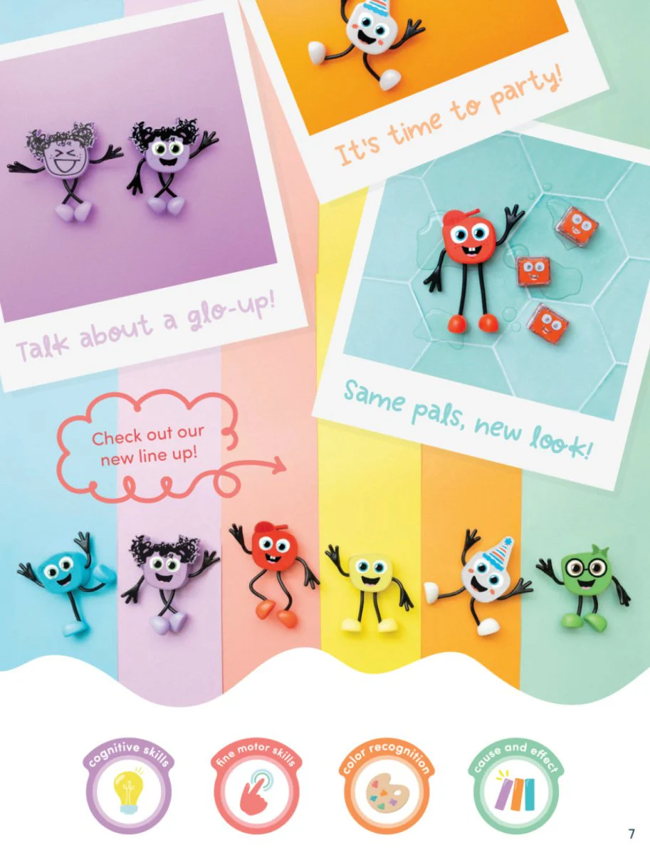 Glopals Badspeelgoed Sensorisch Light-Up Poppetje en Cubes Blair - Image 6