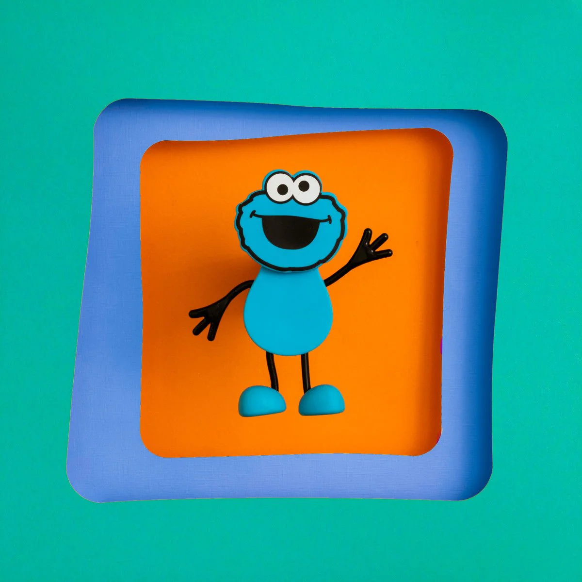 Glopals Badspeelgoed Sensorisch Light-Up Poppetje en Cubes Cookie - Image 17