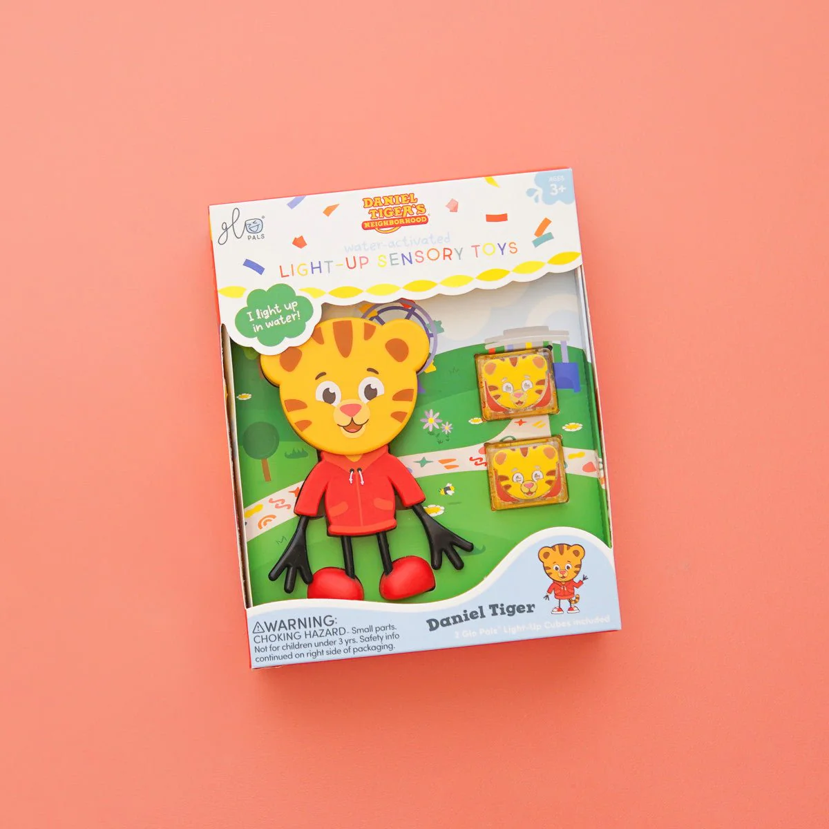 Glopals Badspeelgoed Sensorisch Light-Up Poppetje en Cubes Daniel Tiger - Image 15