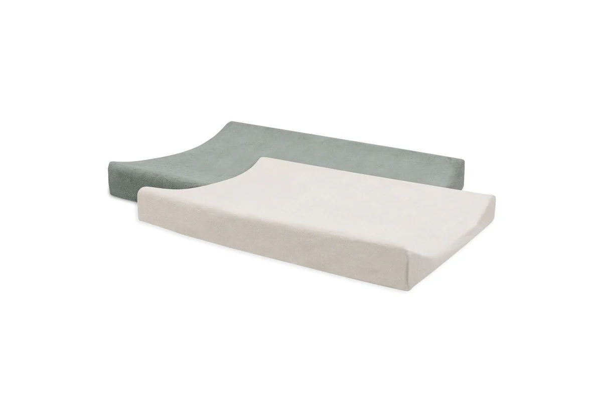 Jollein Aankleedkussenhoes Sea Green/ Ivory 50X70Cm 2St - Image 4