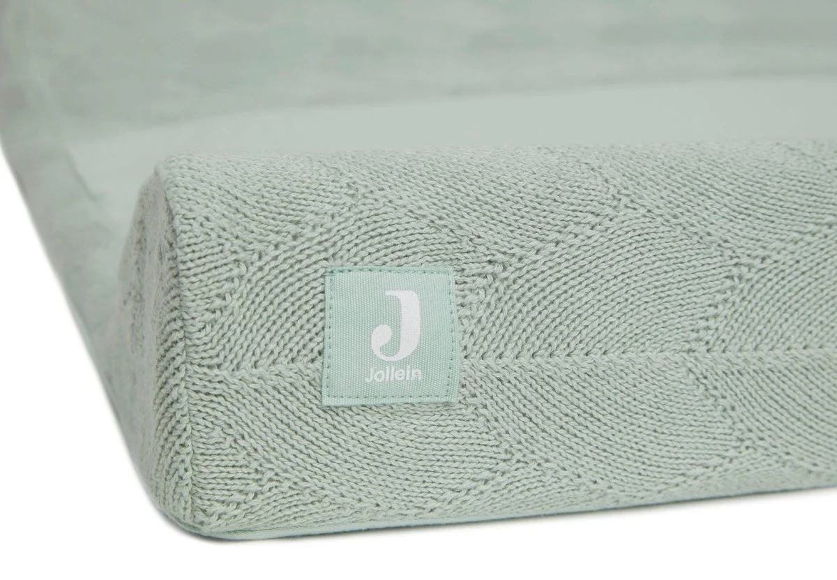 Jollein Aankleedkussenhoes Shell Knit Sea Foam - Image 3