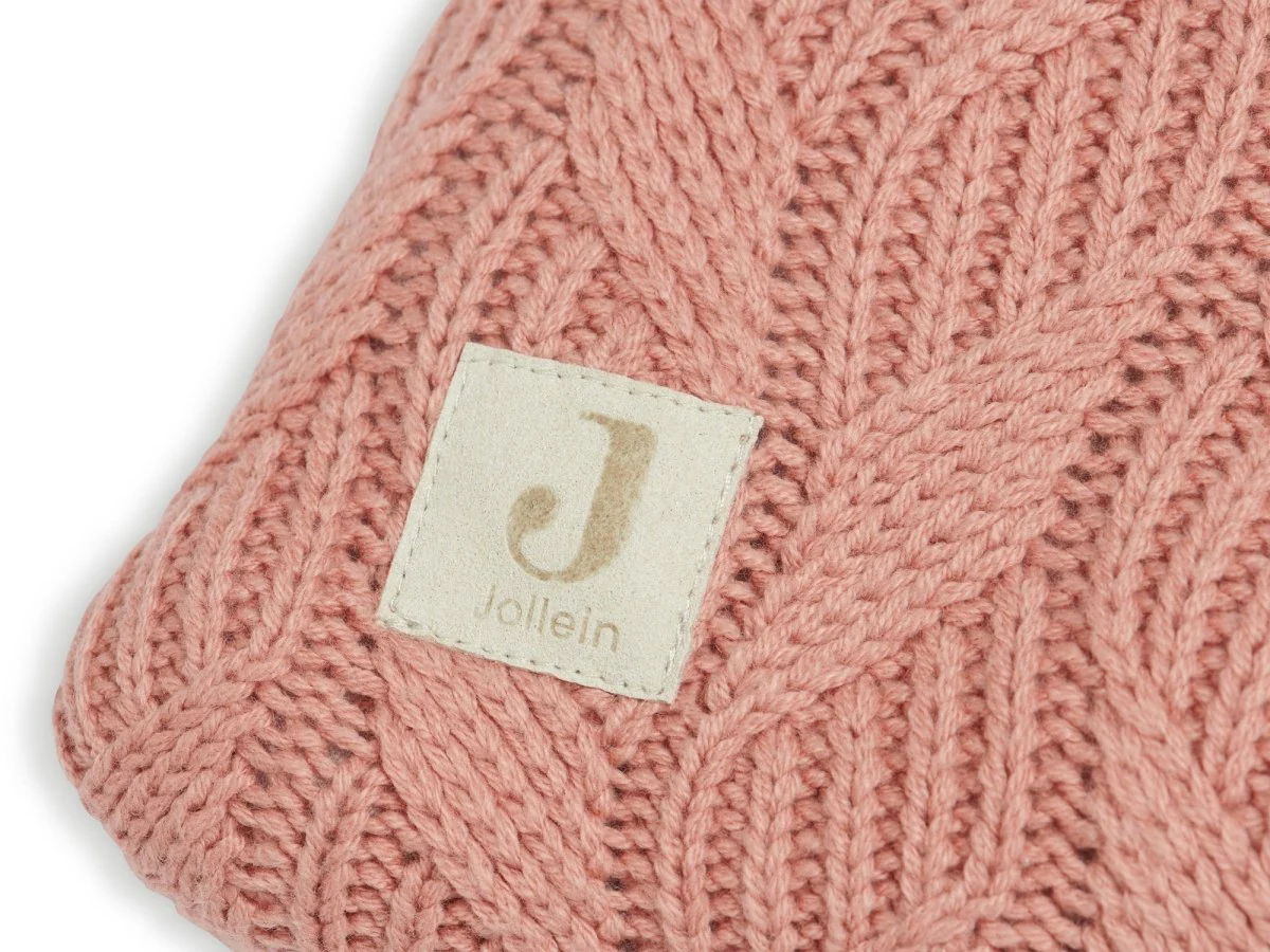 Jollein Aankleedkussenhoes Spring Knit Rosewood 75x85cm - Image 3