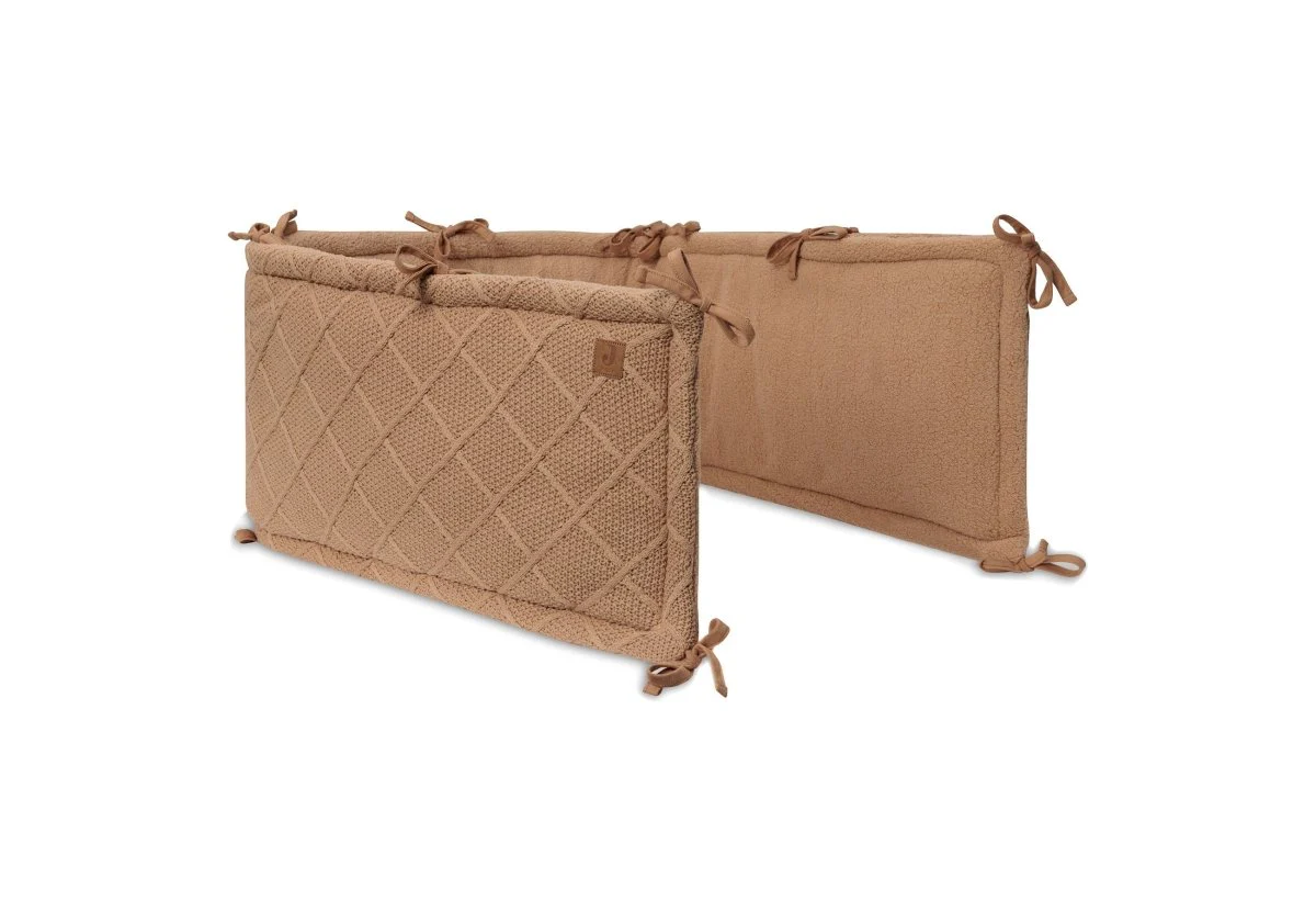 Jollein Boxbumper Check Knit Biscuit 180 X 30 Cm - Image 2