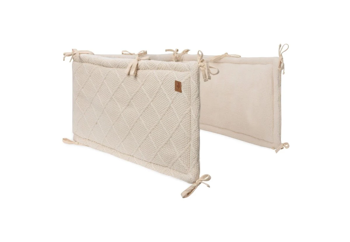Jollein Boxbumper Check Knit Oatmeal 180 X 30 Cm - Image 4