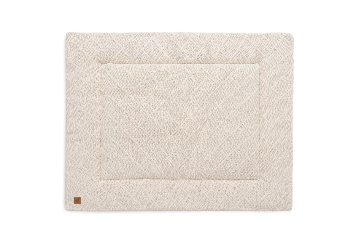 Jollein Boxkleed Check Knit Oatmeal 75 X 95 Cm