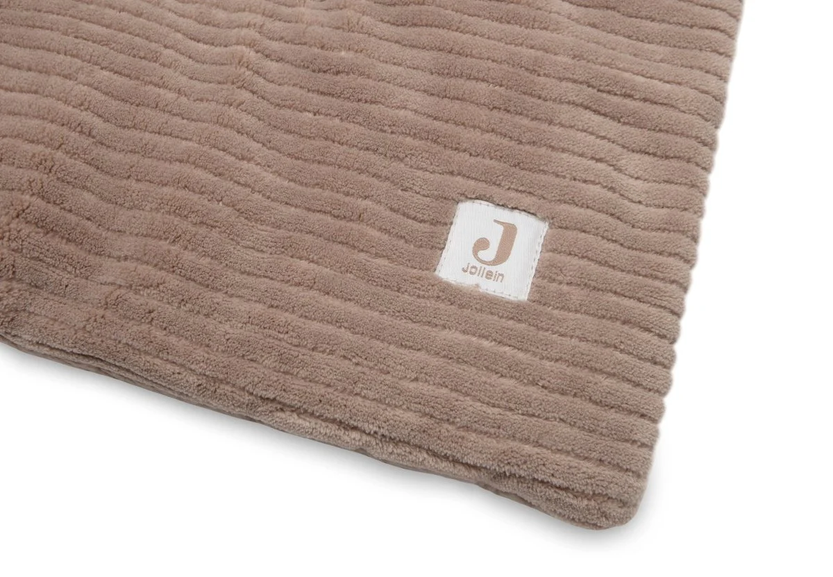 Jollein Boxkleed Cloudy Rib/ Milky Coffee75X95Cm - Image 3