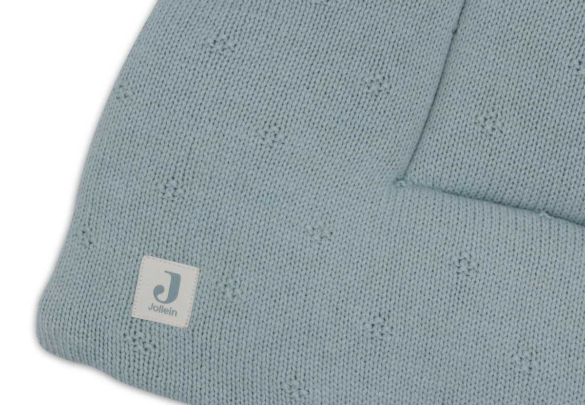 Jollein Boxkleed Cosy Knit Sea Green 75 X 95 Cm - Image 2