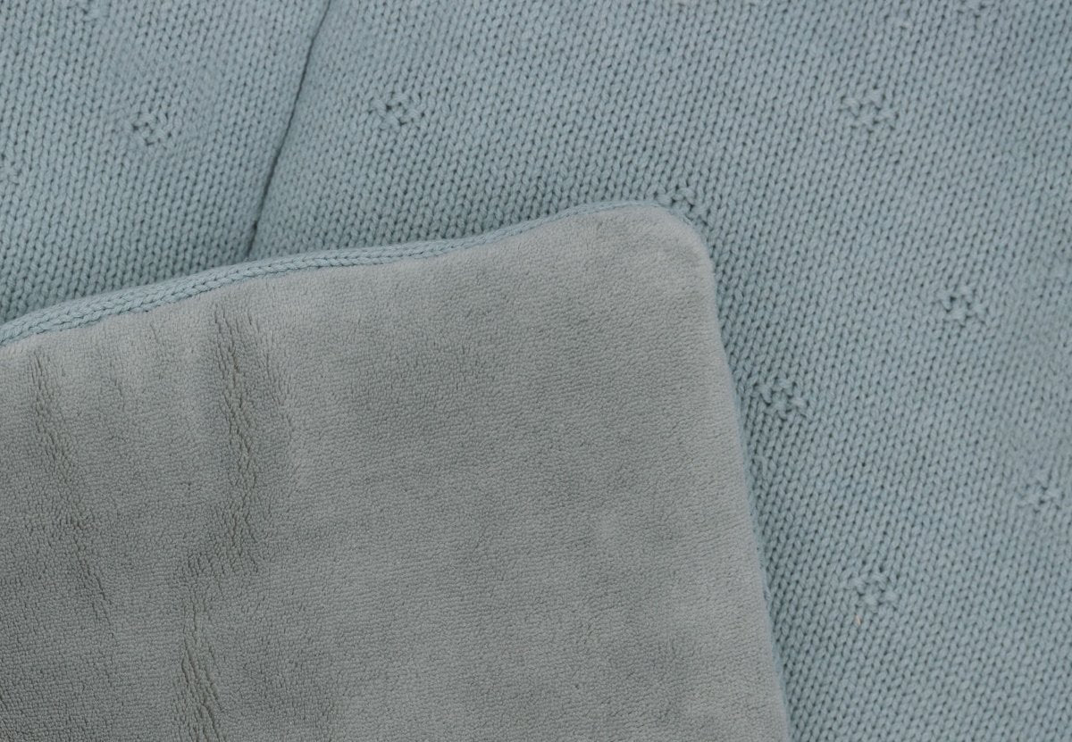 Jollein Boxkleed Cosy Knit Sea Green 75 X 95 Cm - Image 3