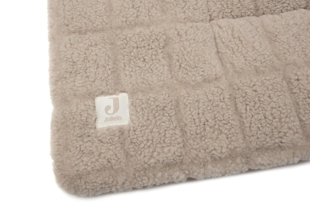 Jollein Boxkleed Teddy/ Warm Sand 75X95Cm - Image 3