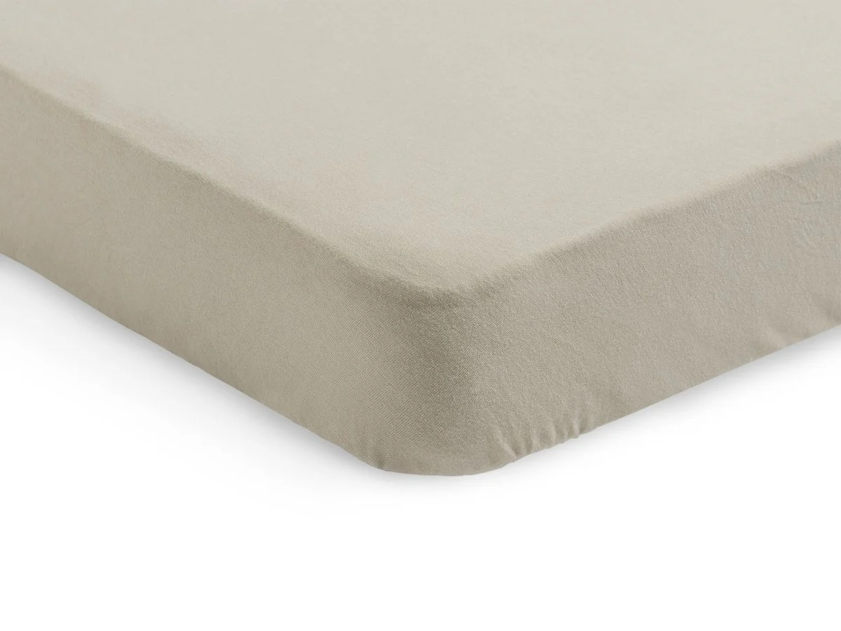 Jollein Hoeslaken Jersey Nougat 40x90cm - Image 3