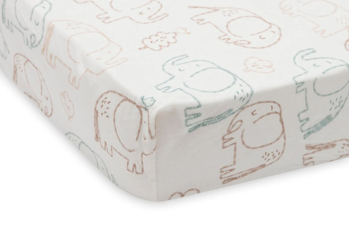 Jollein Hoeslaken Peuter Elephant Tales 75X140Cm - Image 2