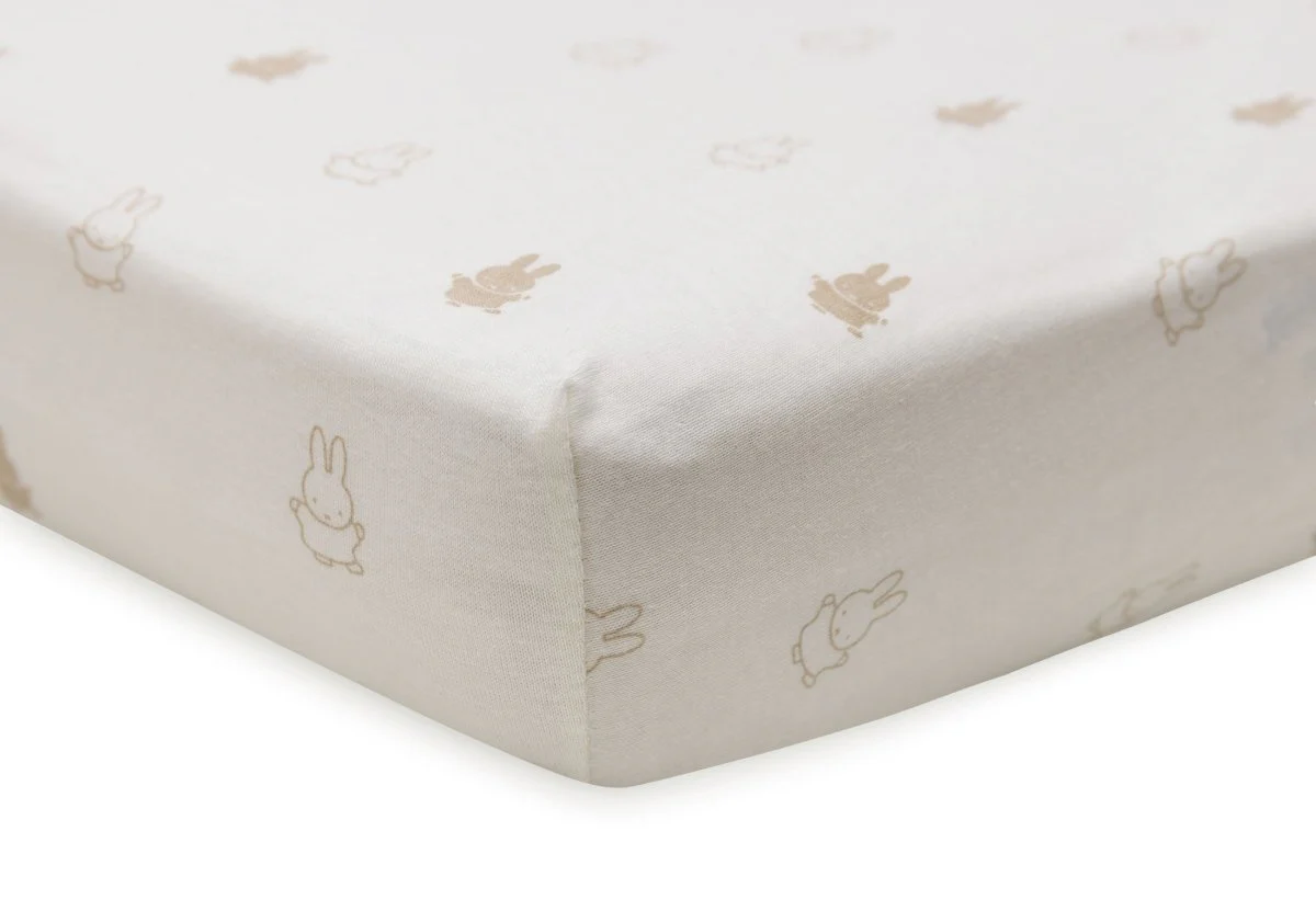 Jollein Hoeslaken Peuter Happy Miffy Nougat 40/50X80/90Cm - Image 3