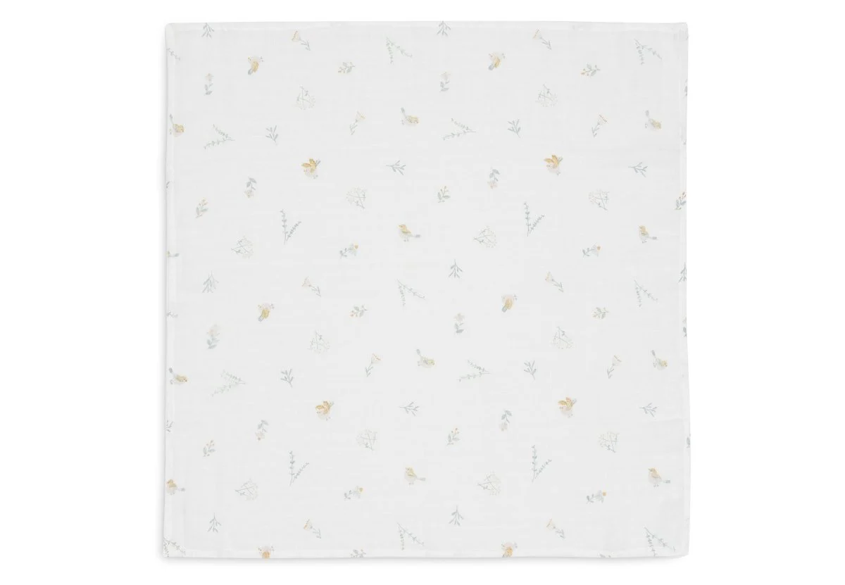 Jollein Hydrofiele Doek Lovely Birds 70 X 70 Xm 3St - Image 2