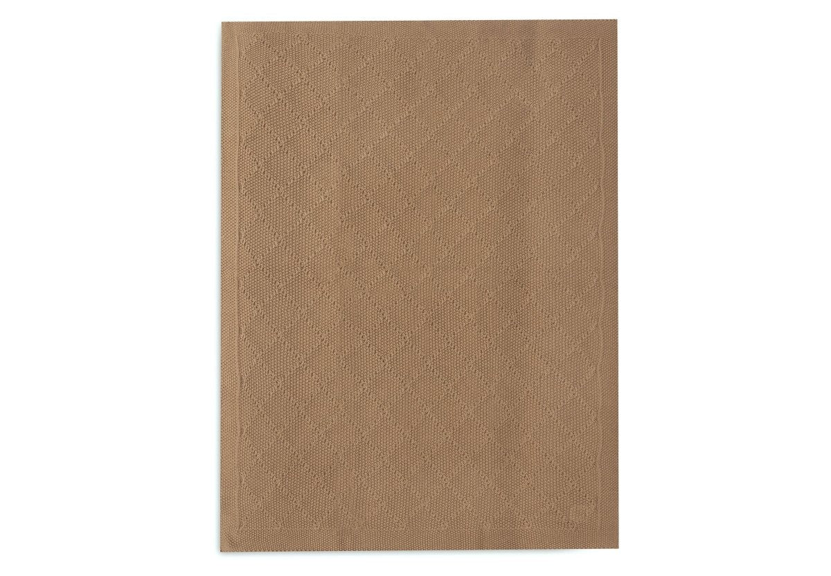 Jollein Ledikantdeken Check Knit Biscuit 100 X 150 Cm