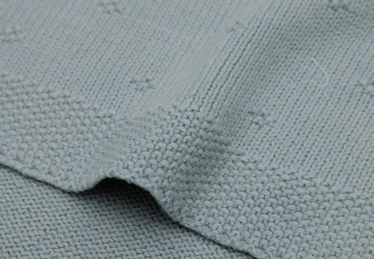 Jollein Ledikantdeken Cosy Knit Sea Green 100 X 150 Cm - Image 4