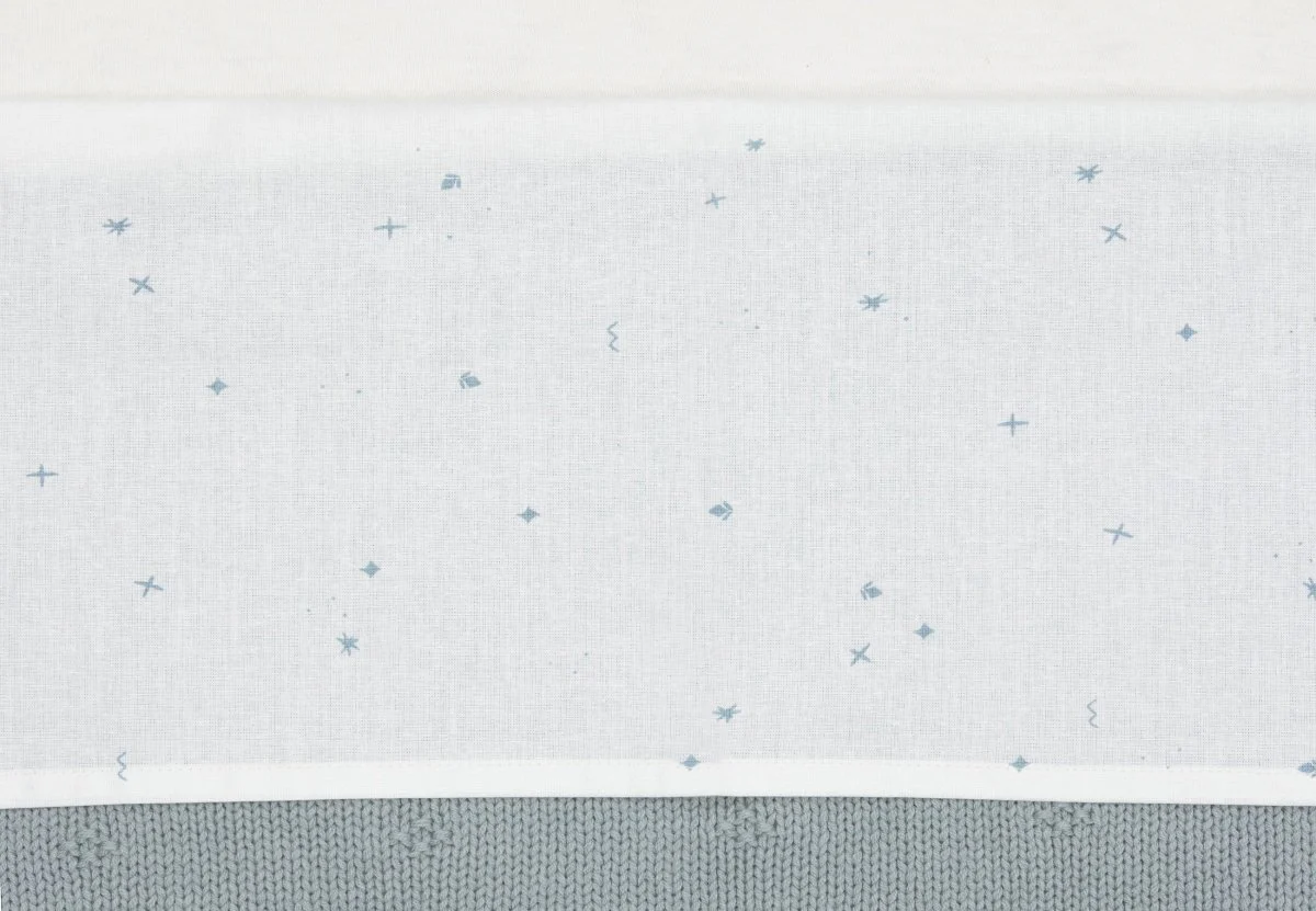 Jollein Ledikantlaken Twinkling Sea Green 120X150Cm - Image 2
