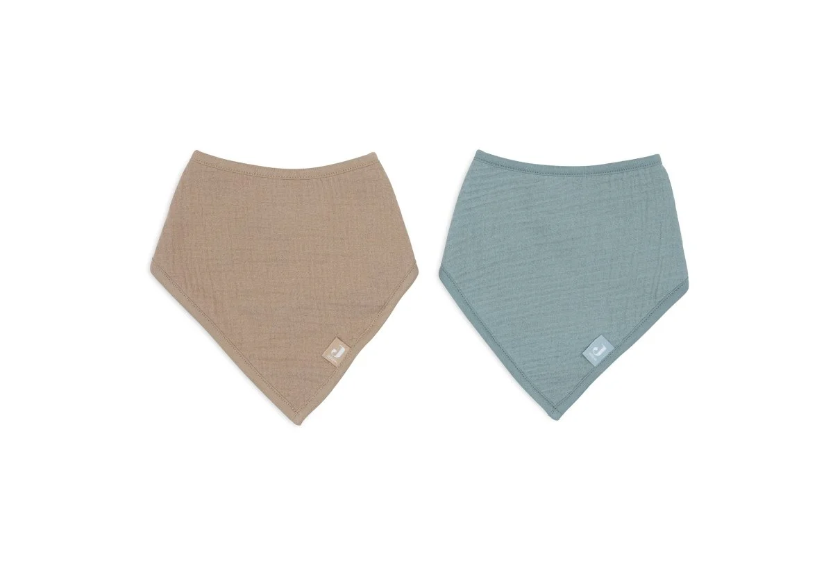 Jollein Slabbetje Sea Green/Biscuit - 2 Stuks - Image 3