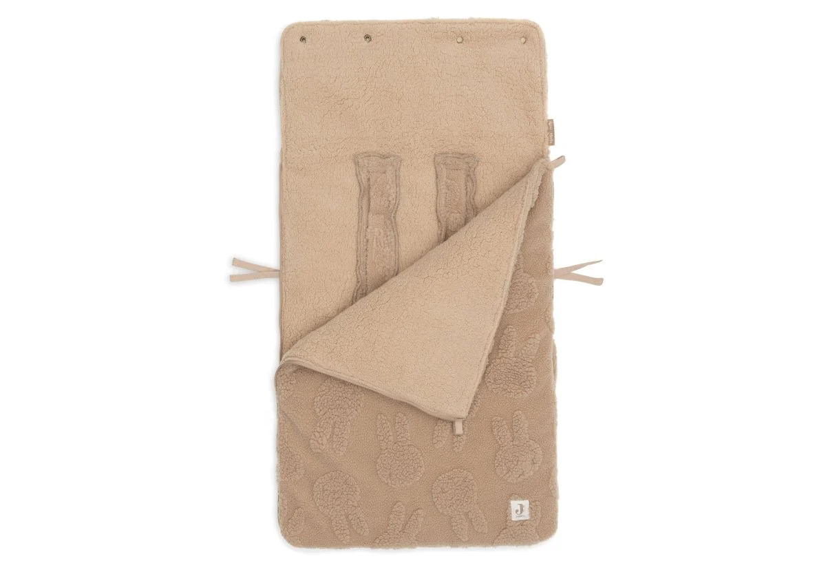 Jollein Voetenzak Miffy/ Jacquard/Teddy-Biscuit 0-3 Mnd - Image 4