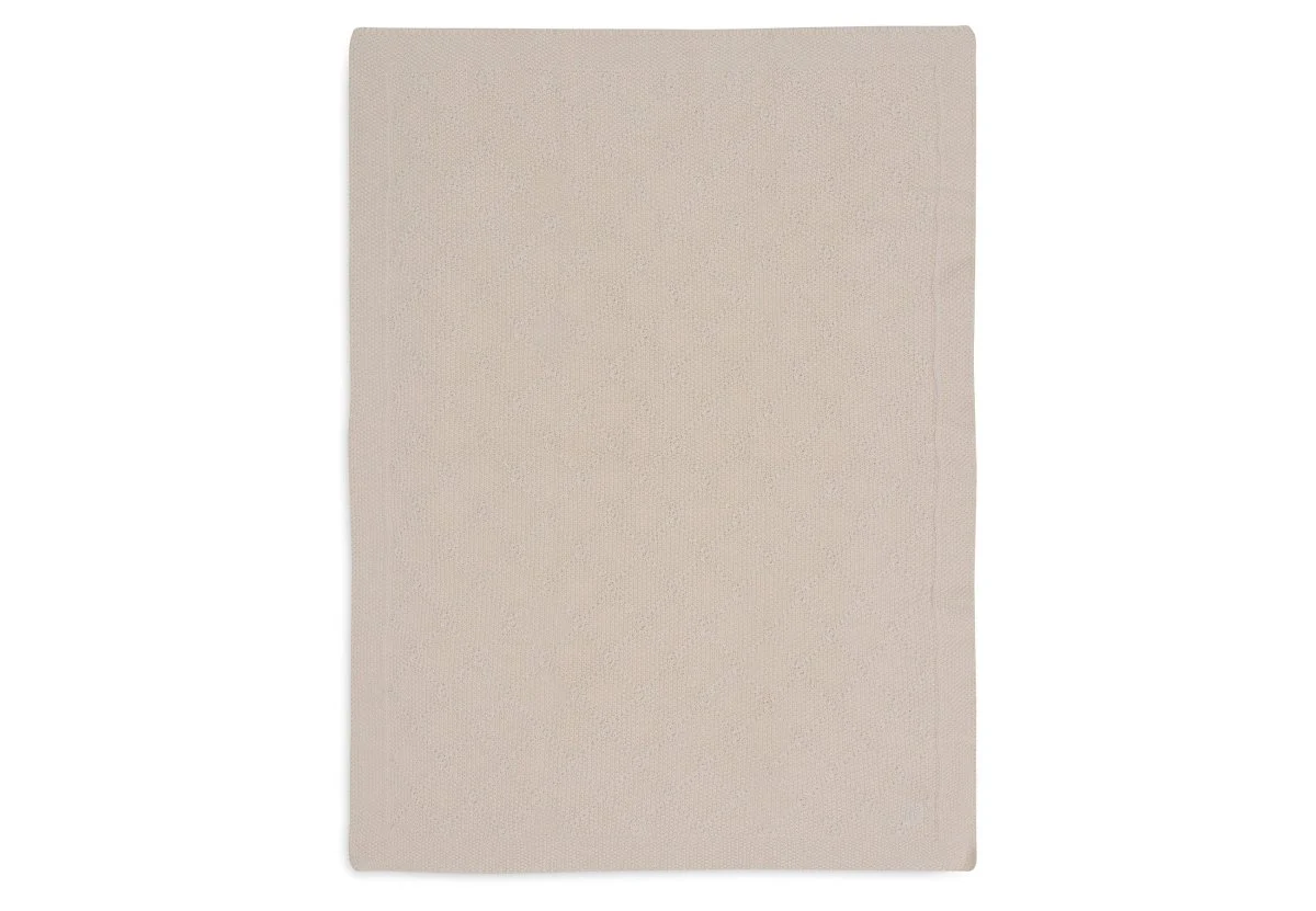 Jollein Wiegdeken Check Knit Oatmeal 75 X 100 Cm - Image 2