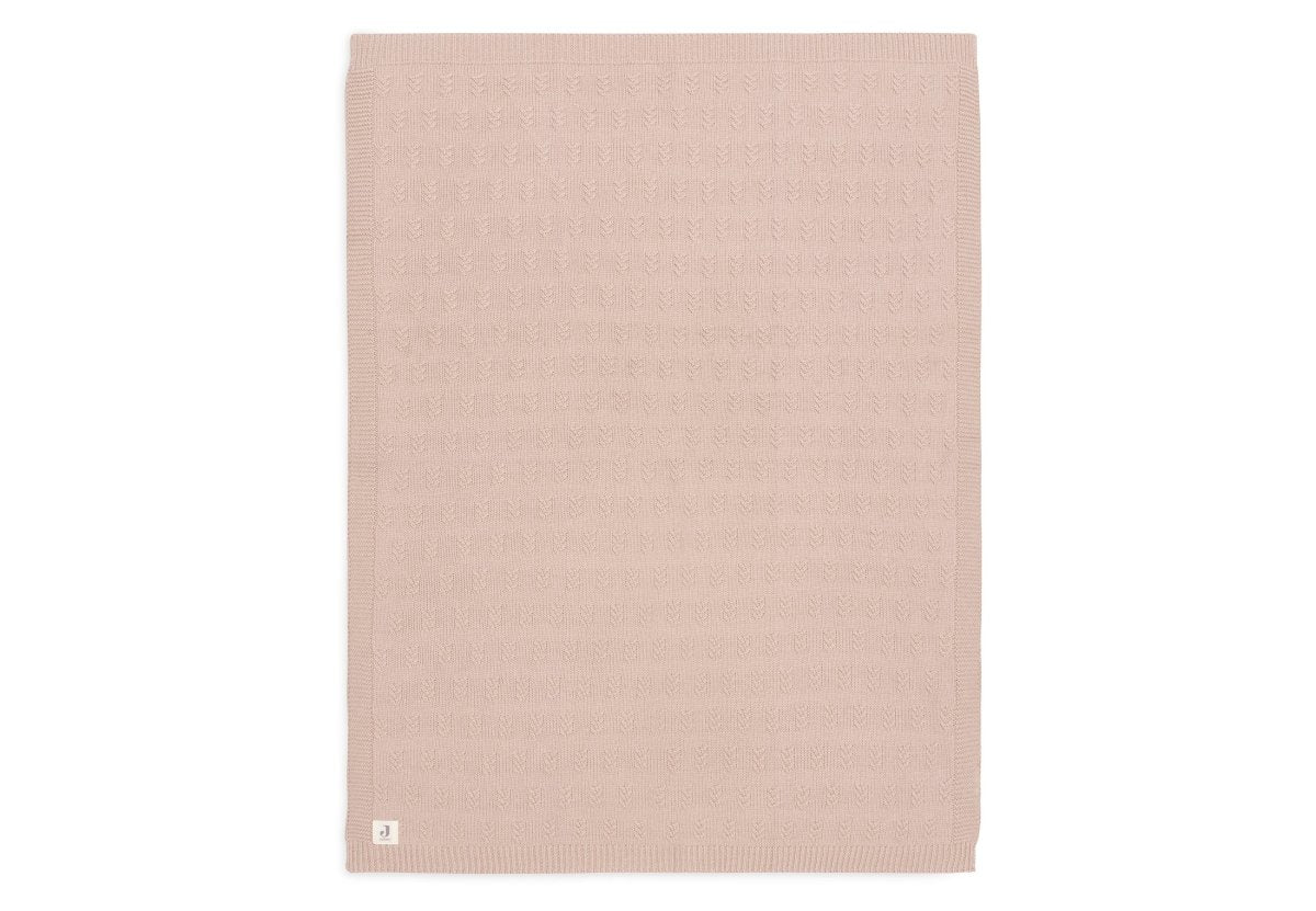 Jollein Wiegdeken Grain Knit Wild Rose 75X100Cm - Image 3