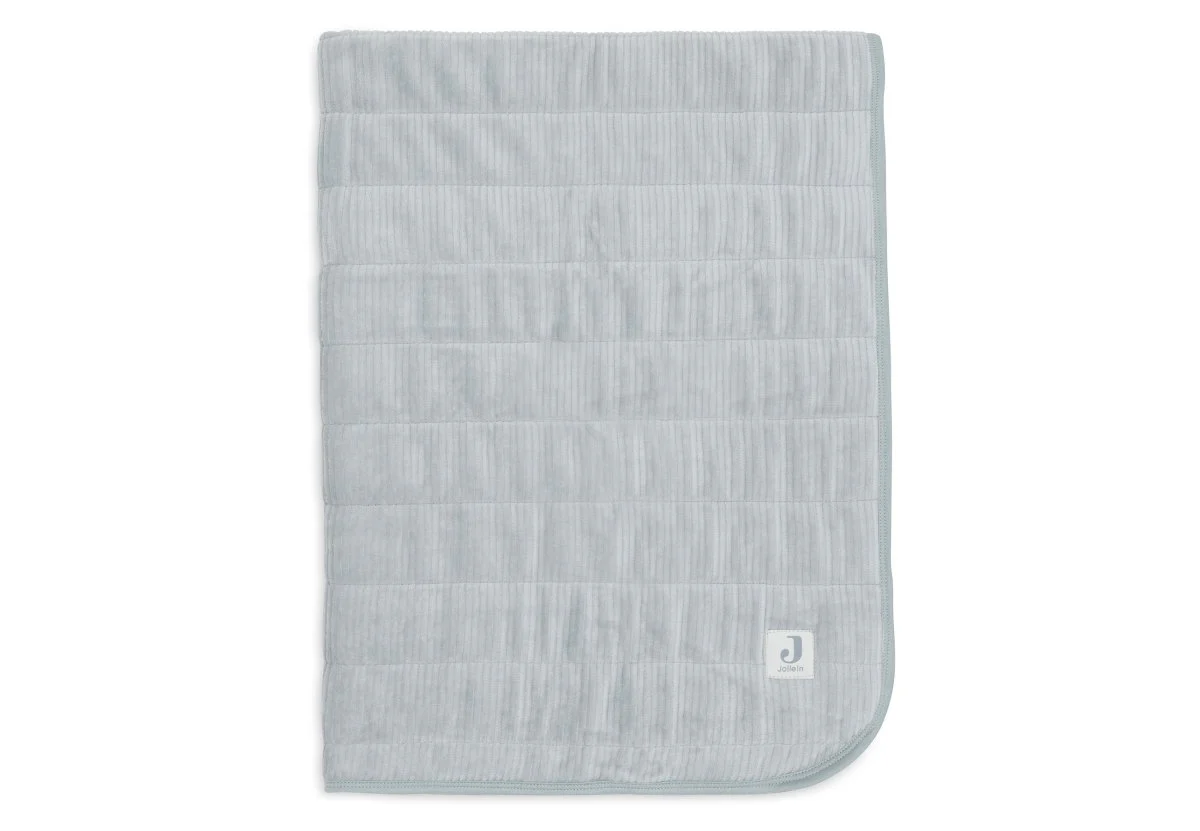 Jollein Wiegdeken Velvet Rib/ Sea Green 75X100Cm