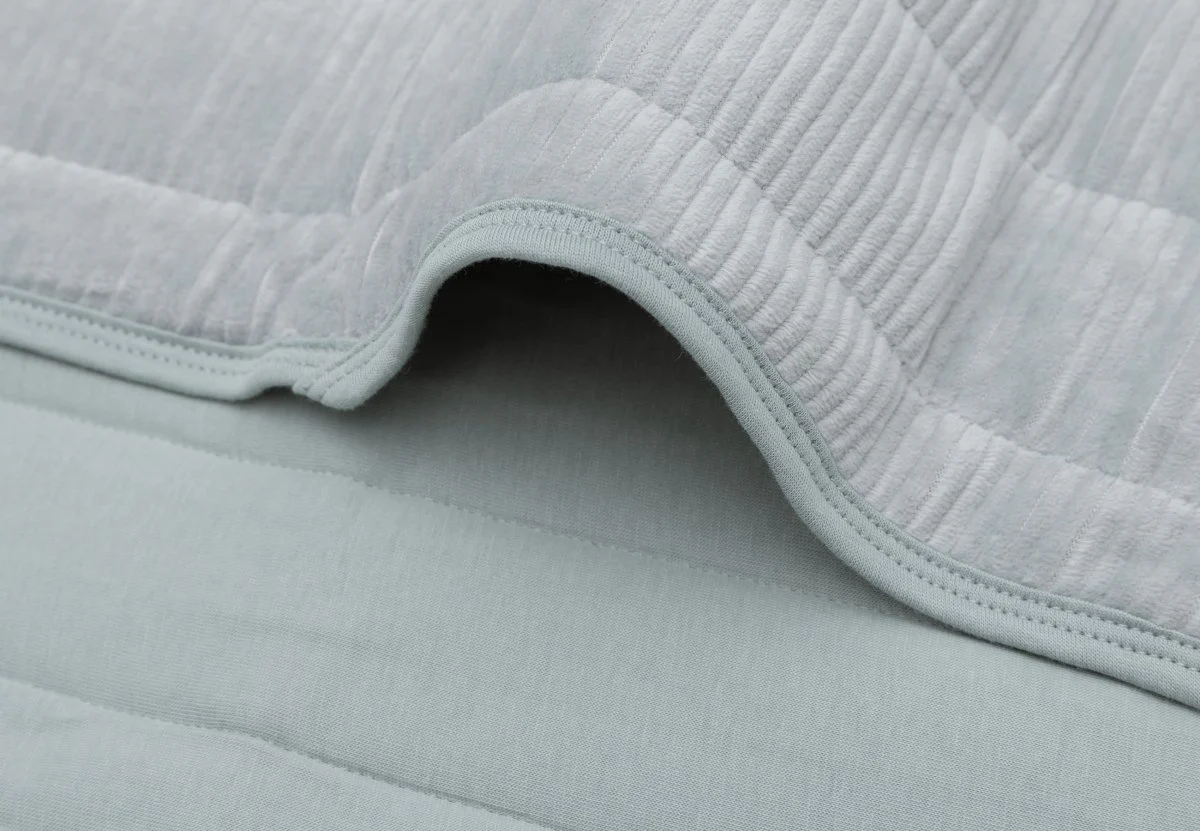 Jollein Wiegdeken Velvet Rib/ Sea Green 75X100Cm - Image 2