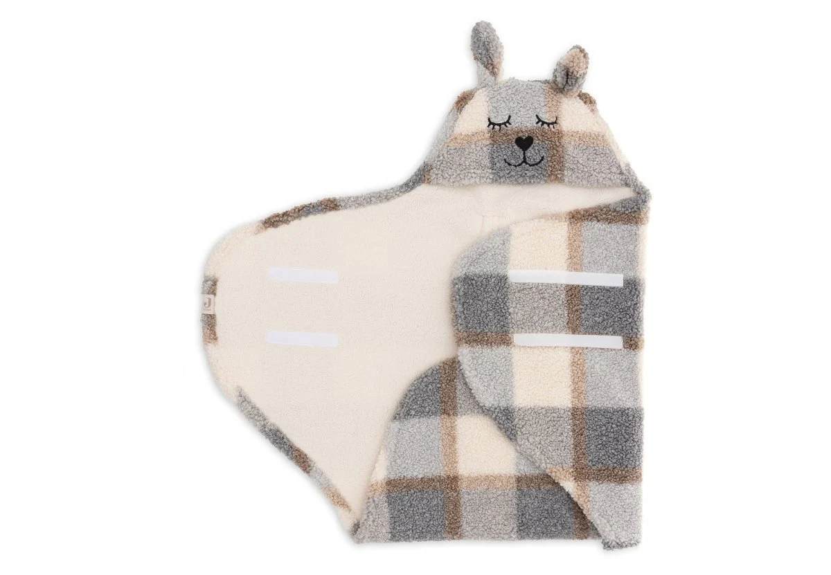 Jollein Wikkeldeken Baby Bunny Check Boucle - Image 6