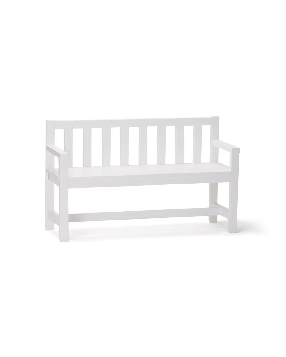 Kid's Concept Kindertafel Set Tuinbank Wit - Image 2